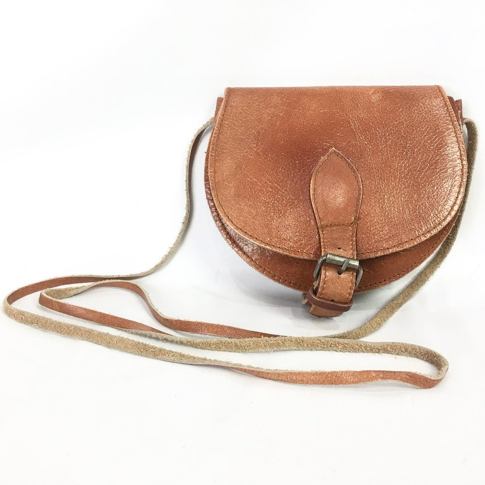Vintage Mini Saddle Bag Style Crossbody Bag